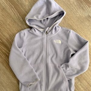 Light purple toddler north face fleece